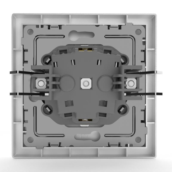 Розетка 1-м СП Pixel 16А IP20 с заземл. защ. шторки в сборе бел. TOKOV ELECTRIC TKE-PX-R1FZSF-C01