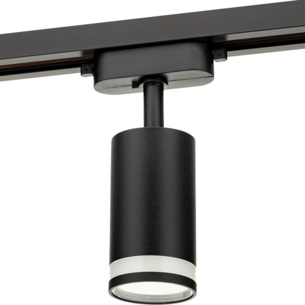 Светильник трековый ARTLINE поворотный 55х55х100мм GU10 230В алюм./пластик. 4кв.м черн. Ritter 59880 4