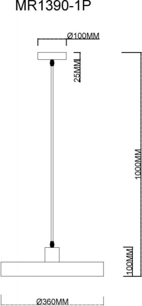 Подвесной светильник MyFar MR1390-1P