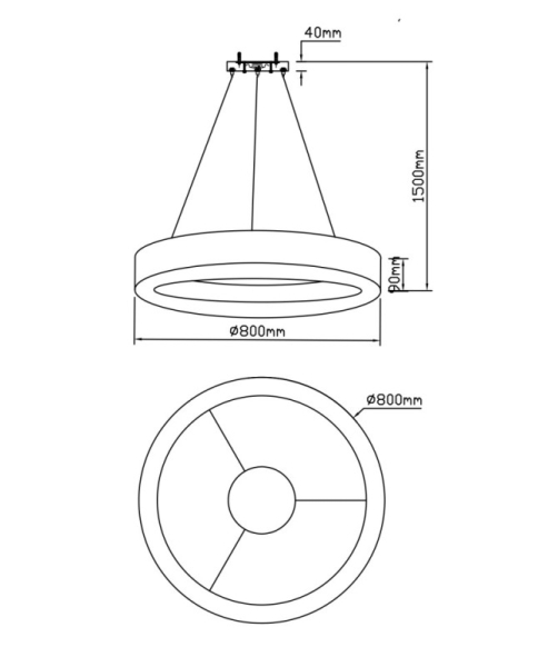 Подвесная люстра Fluorite FL1030-8P