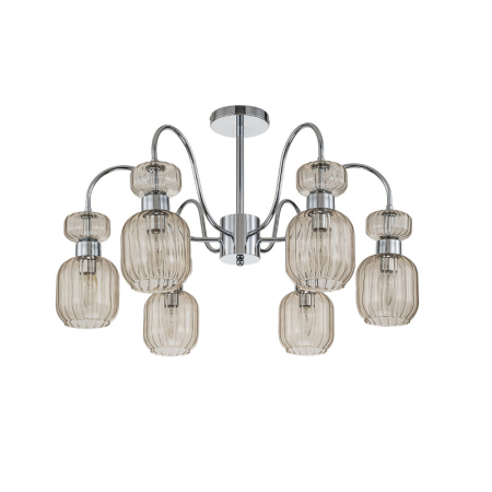 Люстра на штанге Escada 1141/6PL Chrome/Beige