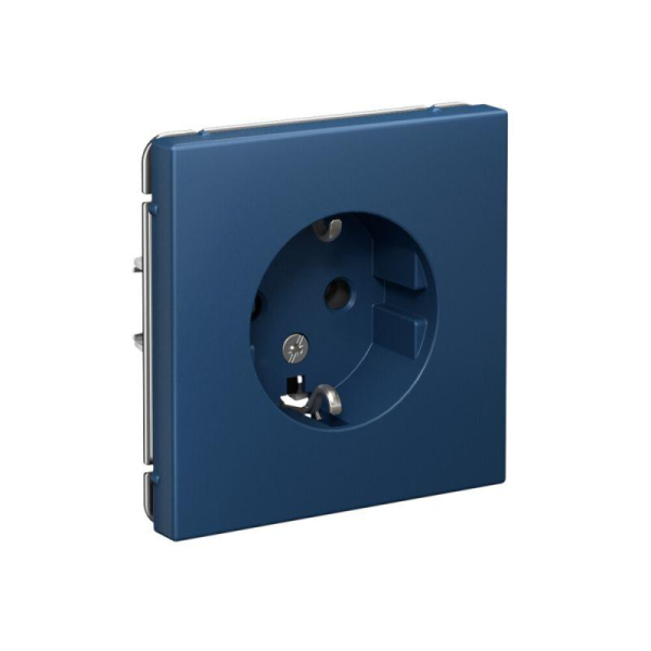 Розетка ArtGallery 16А с заземл. механизм аквамарин SE GAL001143