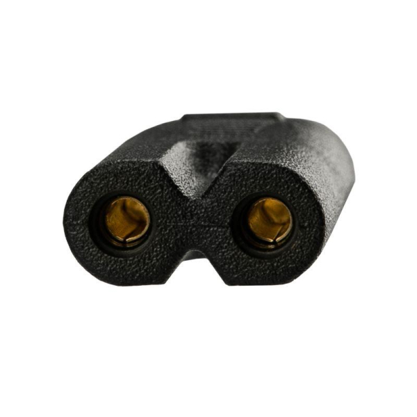 Шнур сетевой, вилка угловая СЕЕ 7/16 - разъем IEC 320 C7, кабель 2x0,75 мм², длина 1,5 метра (PVC пакет) REXANT