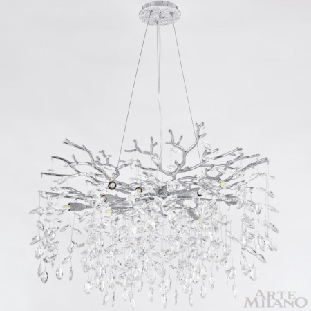 Подвесная люстра Arte Milano 230901/D760/10/B Cr