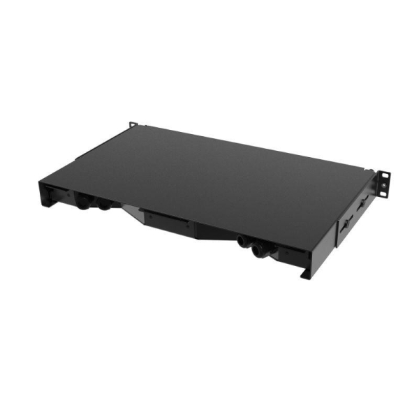 Полка оптическая выдвижная 1U с адатерами 8 х duplex SC ОМ4 в комплекте с лицевой панелью пигтейлами сплайс-кассет(ой/ами) и гильзами КДЗС DKC RNFP54DSCU8