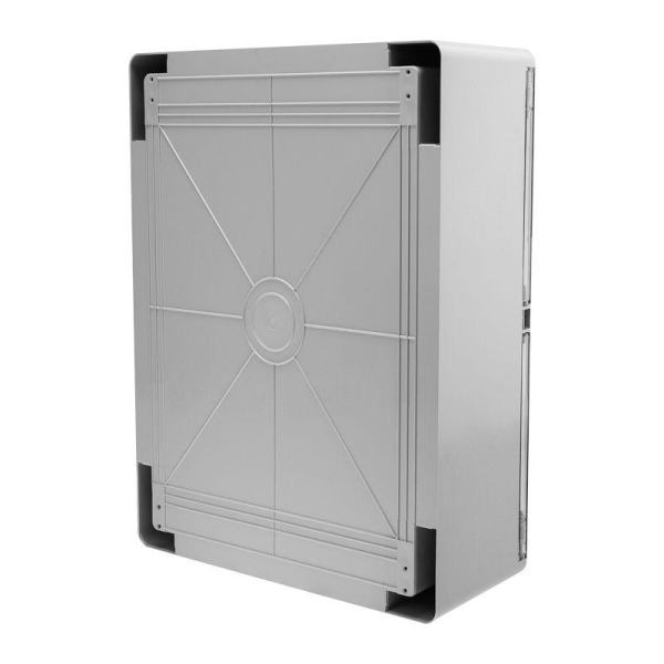 Корпус пластиковый ЩМПп с прозрачной дверцей и монтажной панелью 600х400х200мм, АБС, УХЛ1, IP65 REXANT