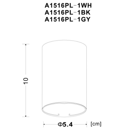 Накладной светильник ARTE Lamp A1516PL-1BK