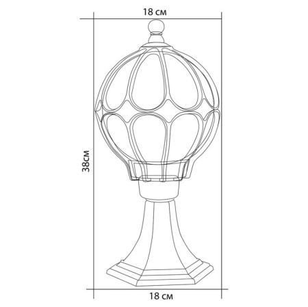 Садово-парковый светильник Feron 11364