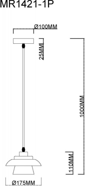 Подвесной светильник MyFar MR1421-1P
