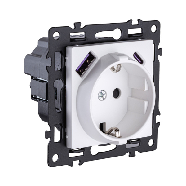 Розетка KOLLINGER AS-016WH