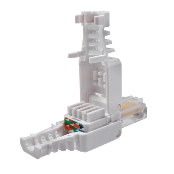 Коннектор 8P8C U/UTP кат.5E RJ-45 безынструментальный (DIY) SUPRLAN 10-0218-1