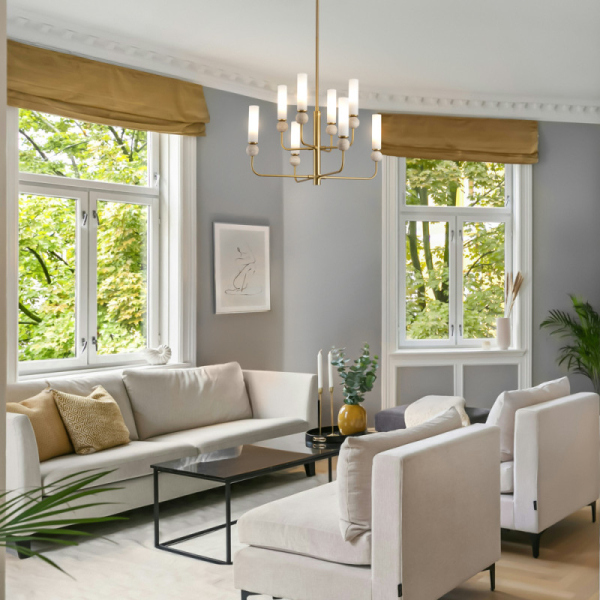 Люстра на штанге Freya FR5482CL-06BS1