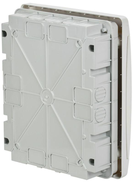 Корпус ЩРВ-П-18 UNION Compact IP41 бел. дверь пластик. IEK UIC-KP13-V-18-41-K01
