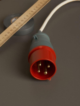 Вилка эл. каб. 16А 3P+PE 380В IP44 ССИ-014 IEK PSR02-016-4