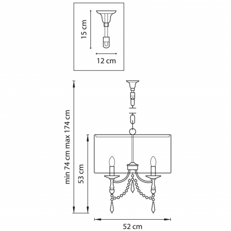 Подвесная люстра Lightstar 725036