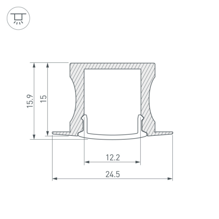Профиль Arlight 018243