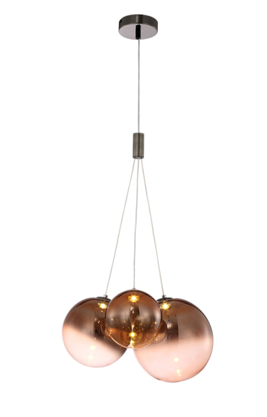 Crystal Lux Светильник подвесной Crystal Lux ELCHE SP3 COPPER