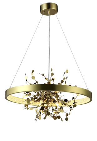 Crystal Lux Люстра Crystal Lux GARDEN SPLED+3 D600 GOLD