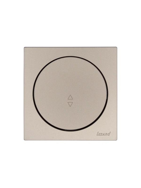 Выключатель проходной 1-кл. СП OSEN 10А IP20 механизм титан LEZARD 743-3788-105