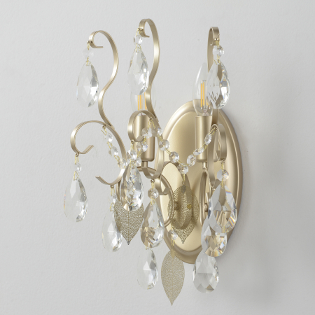 Crystal Lux Бра Crystal Lux ESMIRALDA AP2 GOLD