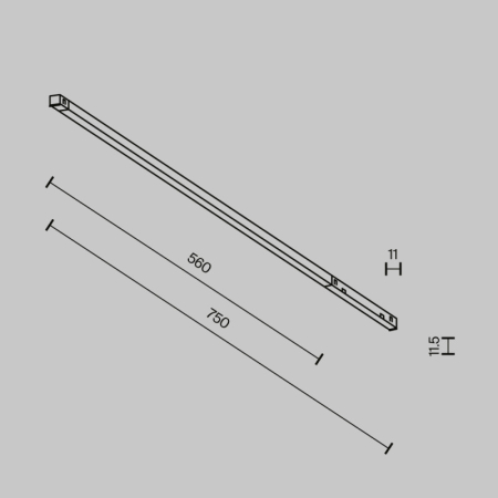 Светильник на шине Maytoni Technical TR240-4-12WTW-DSZ-B
