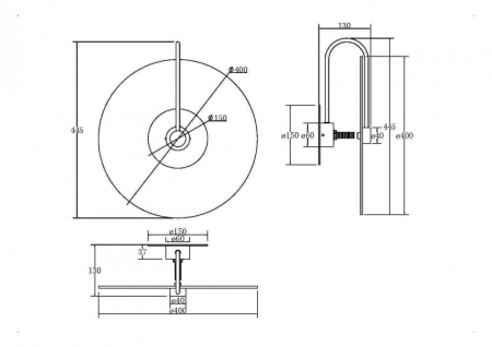 Бра Maytoni MOD305WL-01B