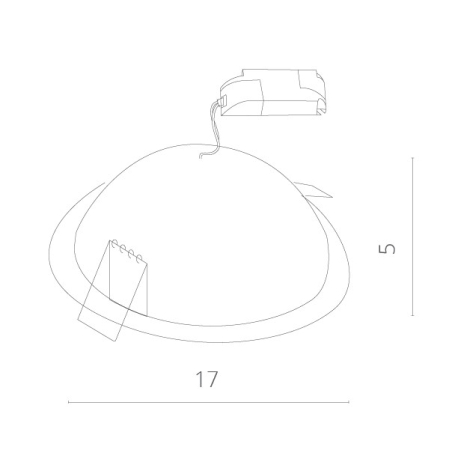 Встраиваемый светильник ARTE Lamp A7016PL-1WH