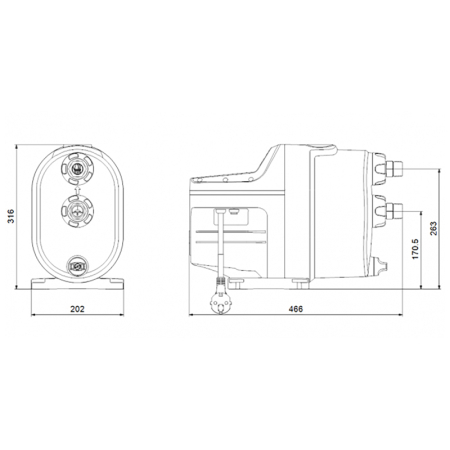 Установка насосная автоматическая Grundfos SCALA1 5-55