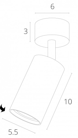 Спот ARTE Lamp A3216PL-1WH