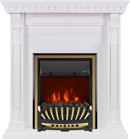 Royal Flame Каминокомплект Orlean - Белый с очагом Aspen Gold