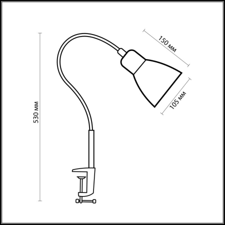 Настольная лампа Odeon Light 1997/1T