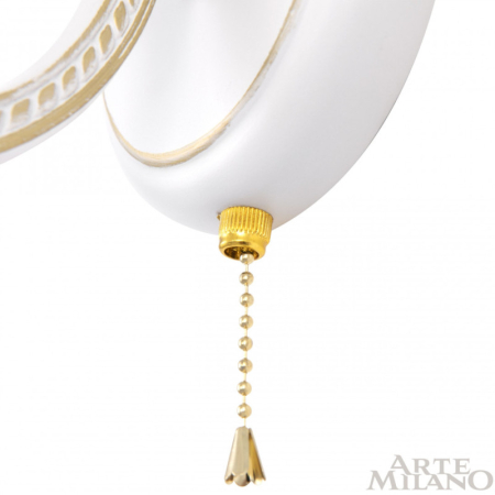 Бра Arte Milano 342837/1W WT+G
