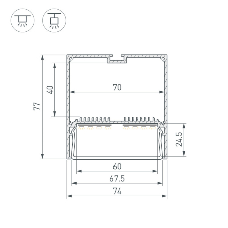 Профиль Arlight 059813