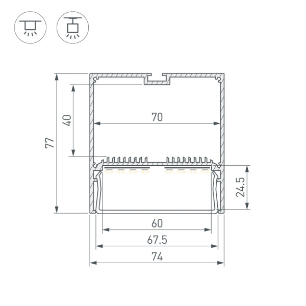 Профиль Arlight 059813