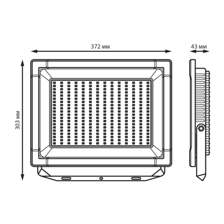 Прожектор Gauss 691511200