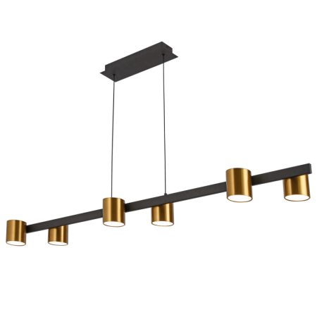 Подвесная люстра Natali Kovaltseva LED LAMPS 81129/6C BRASS BLACK