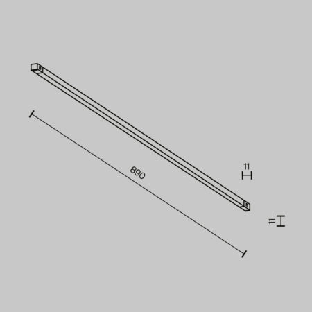 Светильник на шине Maytoni Technical TR240-2-18W3K-B