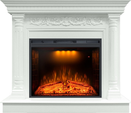 Royal Flame Каминокомплект Sicilia - Белый с очагом Emerald 28