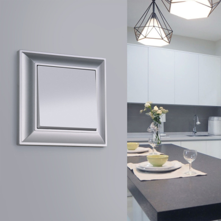 Выключатель Werkel W1112006 серебряный