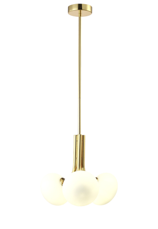 Crystal Lux Светильник подвесной Crystal Lux ALICIA SP3 GOLD/WHITE