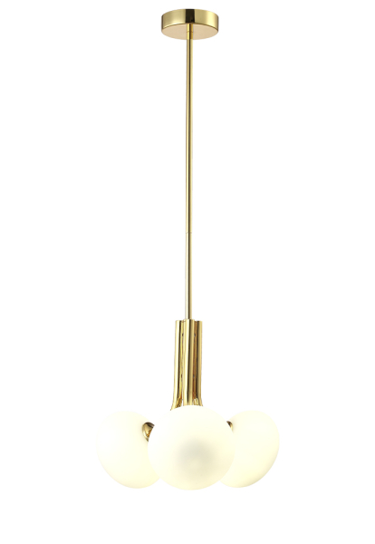 Crystal Lux Светильник подвесной Crystal Lux ALICIA SP3 GOLD/WHITE