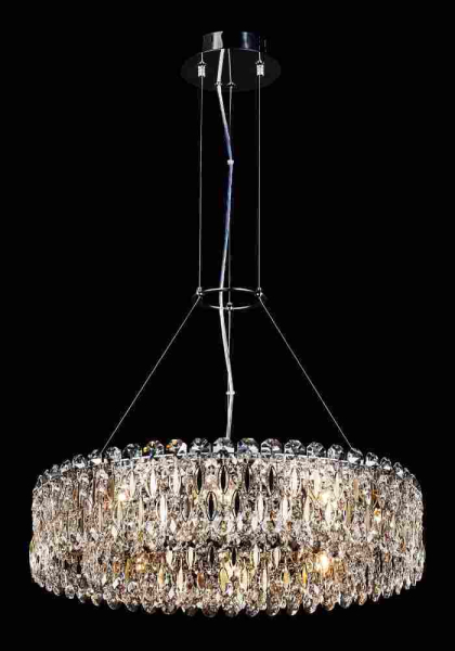 Crystal Lux Светильник подвесной Crystal Lux LIRICA SP10 D610 CHROME/GOLD-TRANSPARENT