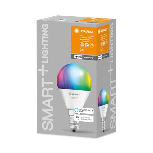Лампа светодиодная SMART+ WiFi Mini Bulb Multicolour 40 5Вт/2700-6500К E14 LEDVANCE 4058075485631