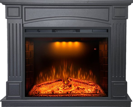 Royal Flame Каминокомплект Boston - Серый графит с очагом Emerald 28