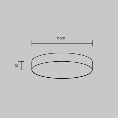 Накладной светильник Maytoni Technical C032CL-90W3K-RD-W