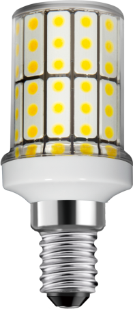 Светодиодная лампа, T33-C-8W-E14,8W,Φ30*76mm,AC170-265V,5000K