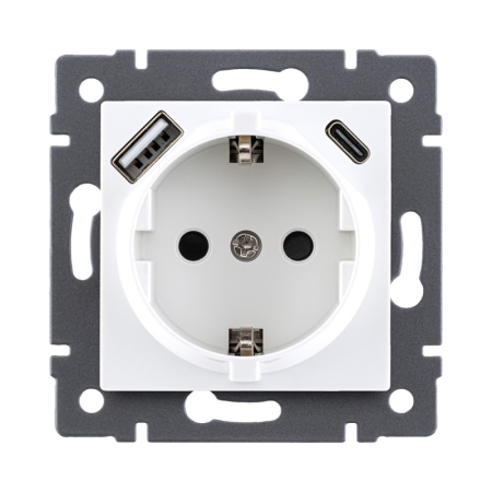 Розетка KOLLINGER REA-004WH