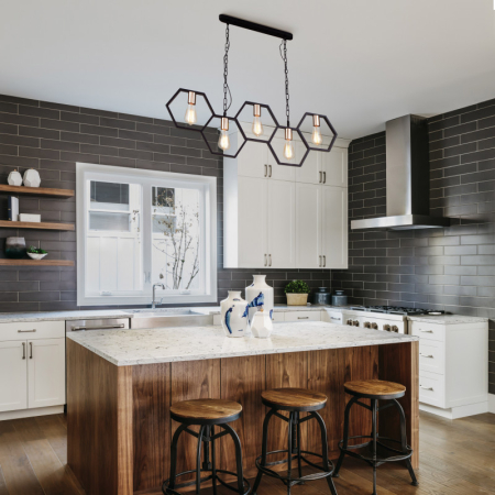 Подвесная люстра Eurosvet 70117/5 черный