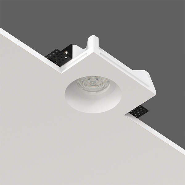 IZAR 80 FLAT Встраиваемый потолочный гипсовый светильник