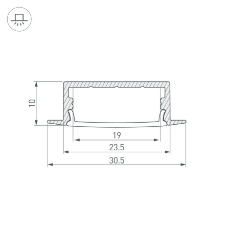 Профиль Arlight 036769